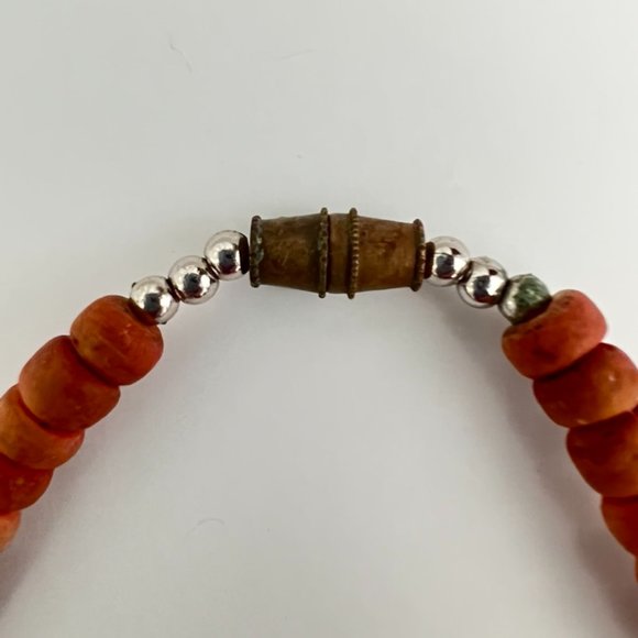 Vintage MSM MOD Beaded Wooden Parrot Necklace and Earrings - Picture 3 of 10